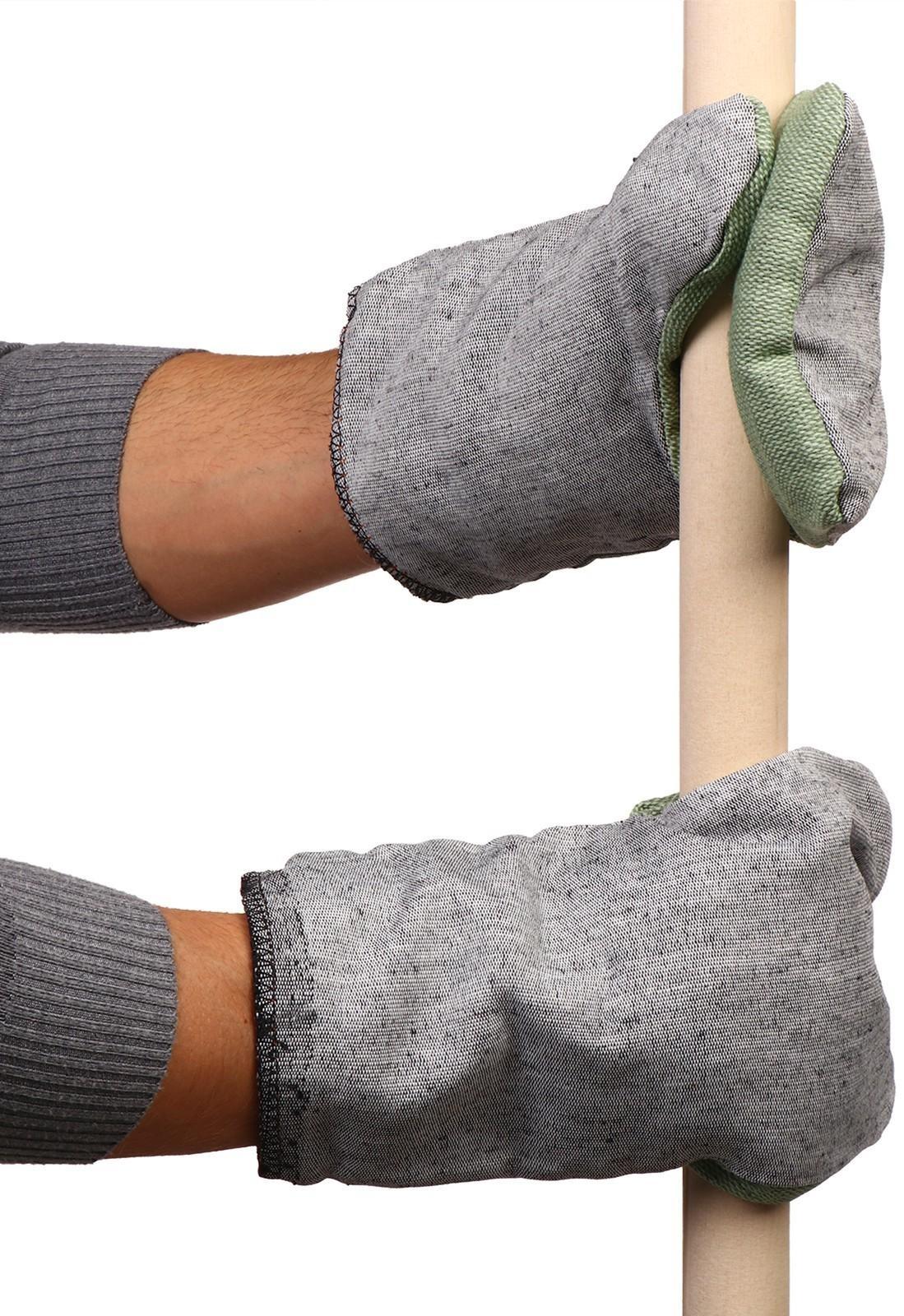 Рукавицы утеплённые, наладонник брезент ОП 420 г, утеплитель ватин, серые