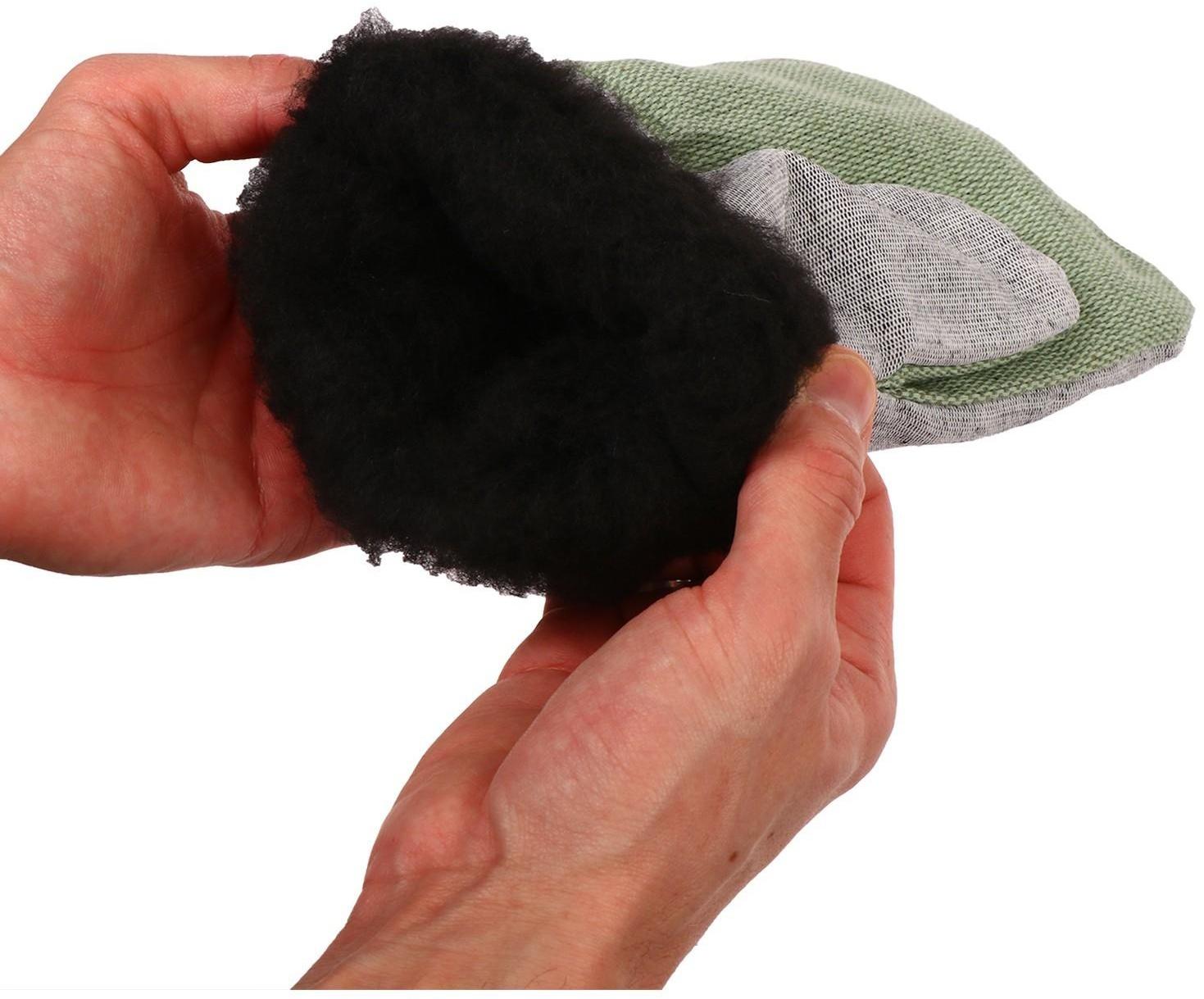 Рукавицы утеплённые, наладонник брезент ОП 420 г, утеплитель ватин, серые