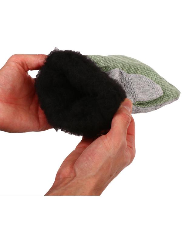 Рукавицы утеплённые, наладонник брезент ОП 420 г, утеплитель ватин, серые