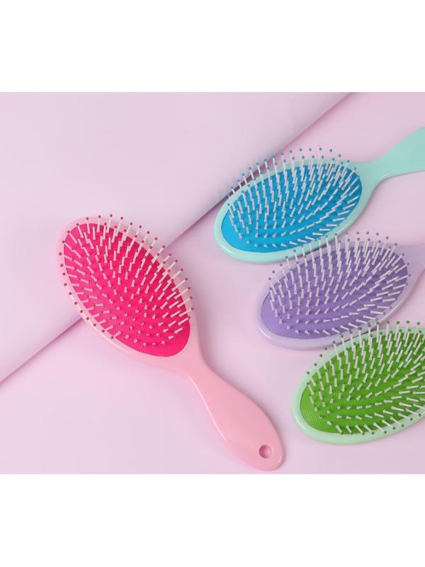 Расчёска массажная, 7 × 22 см, цвет МИКС