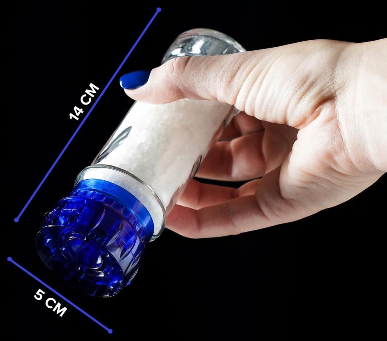 Мельница, пластиковый механизм, 115 мл (45-80 гр), цвет синий