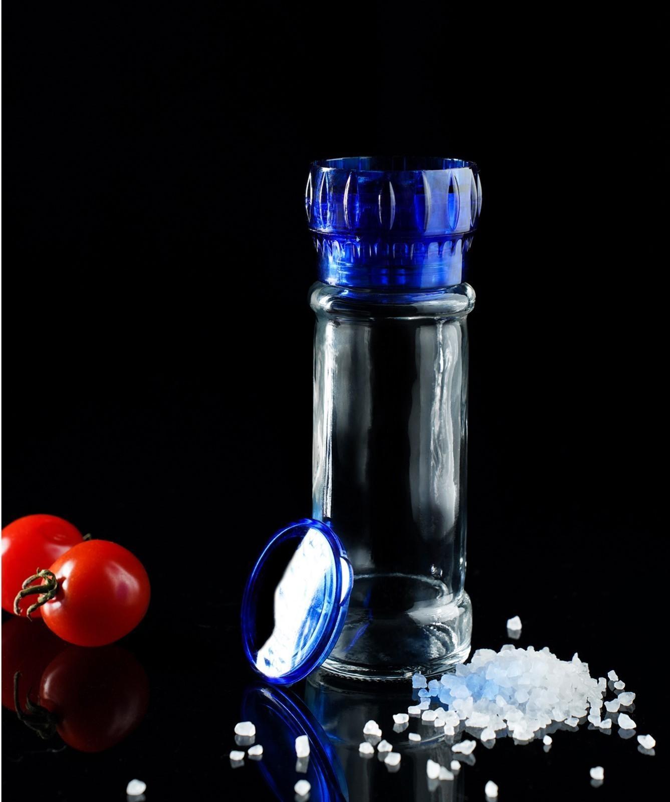 Мельница, пластиковый механизм, 115 мл (45-80 гр), цвет синий