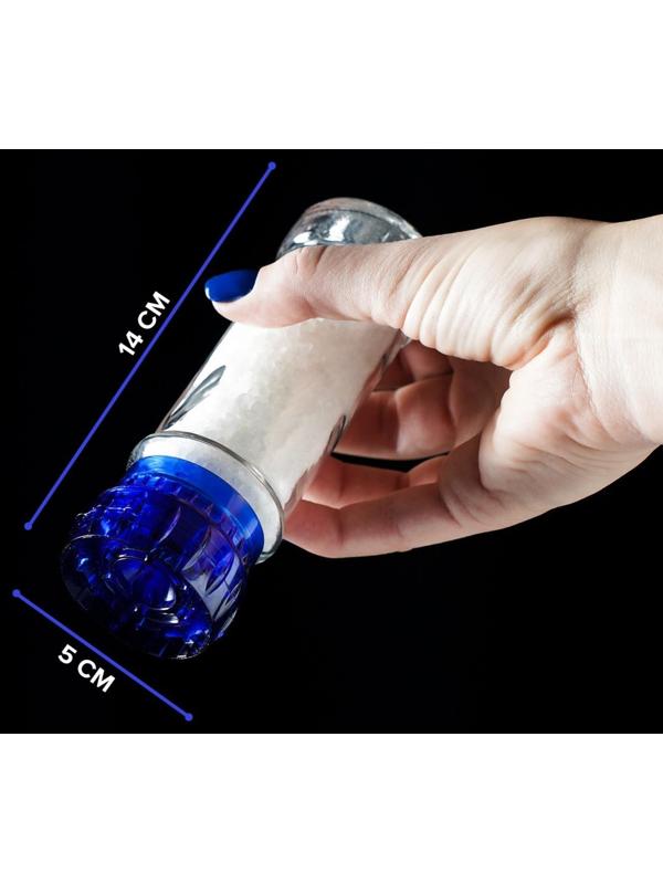 Мельница, пластиковый механизм, 115 мл (45-80 гр), цвет синий