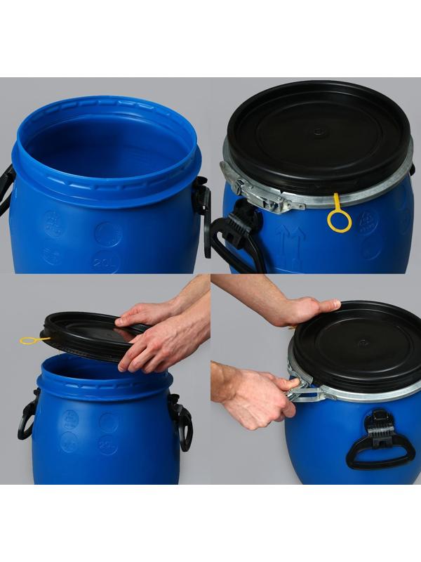 Фляга пищевая Оpen Top, 20 л, с крышкой, горловина 26 см