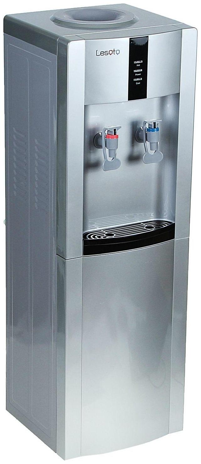 Кулер для воды LESOTO 16 LD/Е, с охлаждением, 615 Вт, серо-черный