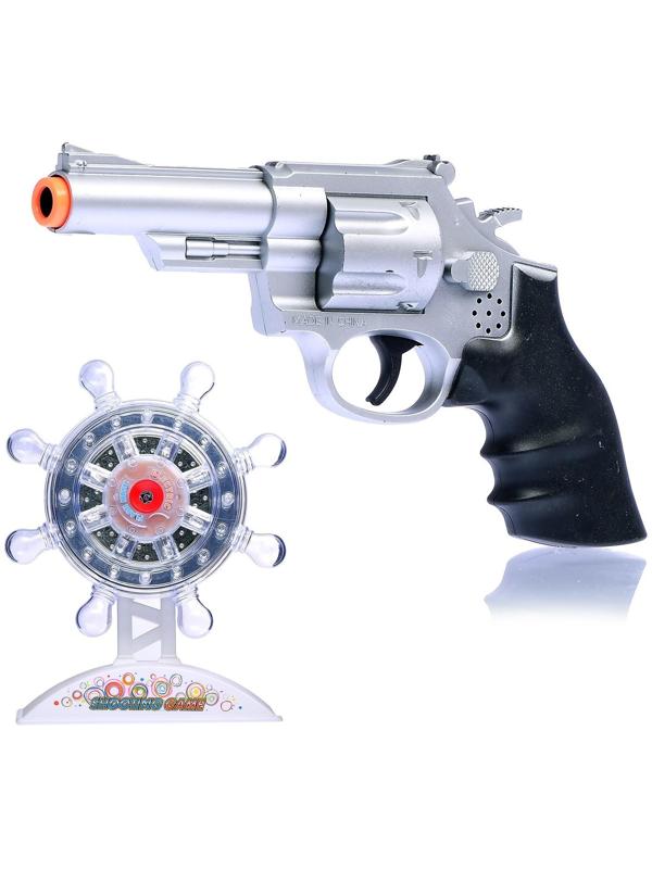 Электронный тир «Капитан», световые и звуковые эффекты, работает от батареек