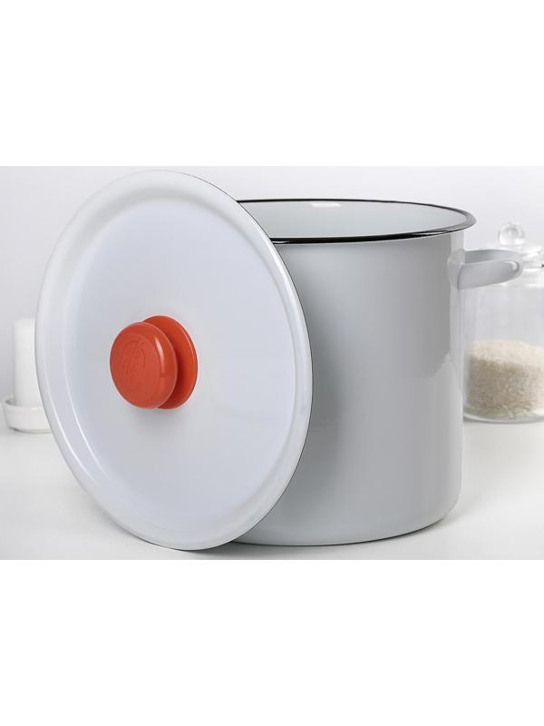 Кастрюля без деколи, 5,5 л, индукция, цвет МИКС