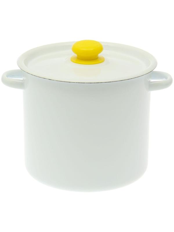 Кастрюля без деколи, 5,5 л, индукция, цвет МИКС