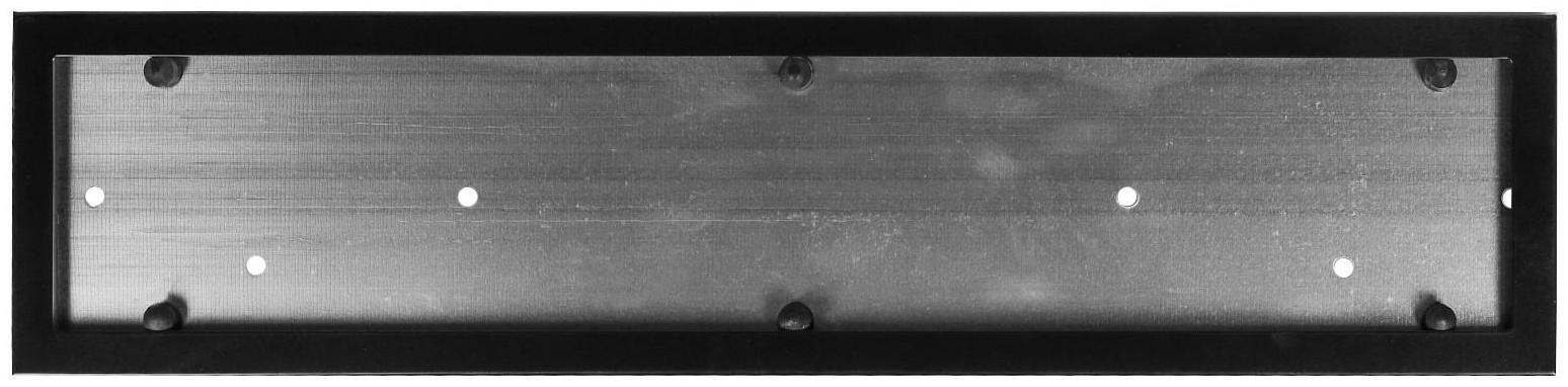 Держатель номера TORSO, металлический, черный