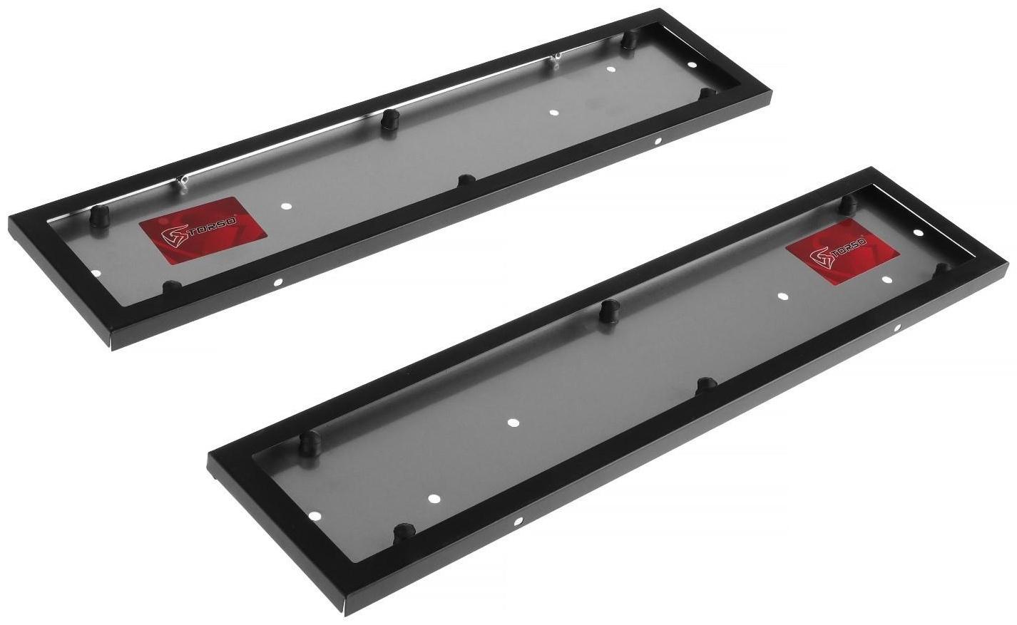 Держатель номера TORSO, металлический, черный