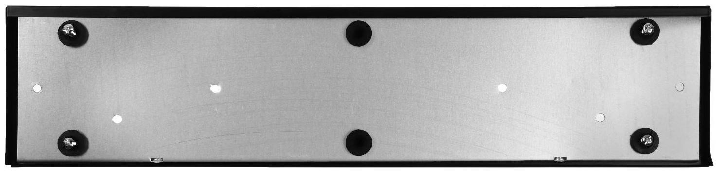 Держатель номера TORSO, металлический, черный