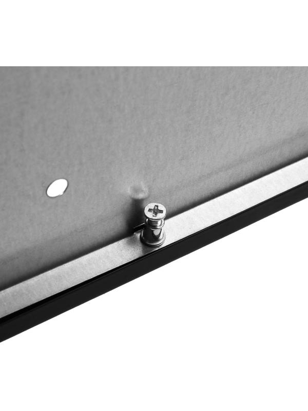 Держатель номера TORSO, металлический, черный