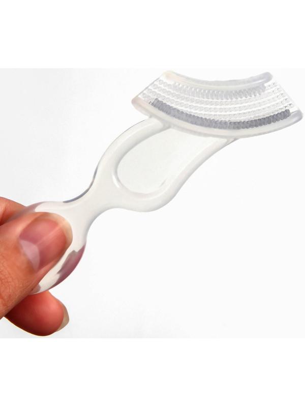 Детская зубная щетка, прорезыватель - массажер, силиконовая, от 3 мес.