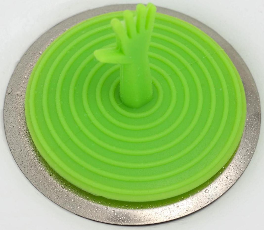 Пробка для ванны, d=6,5 см (внутренний d=3,5 см), силикон, цвет МИКС