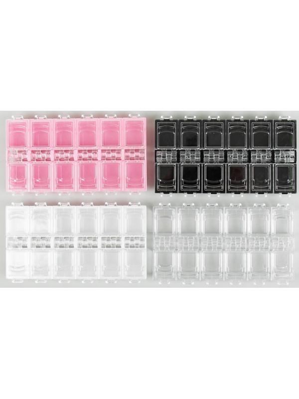 Органайзер для декора, 12 ячеек, 13,2 × 7,5 × 1,2 см, цвет МИКС