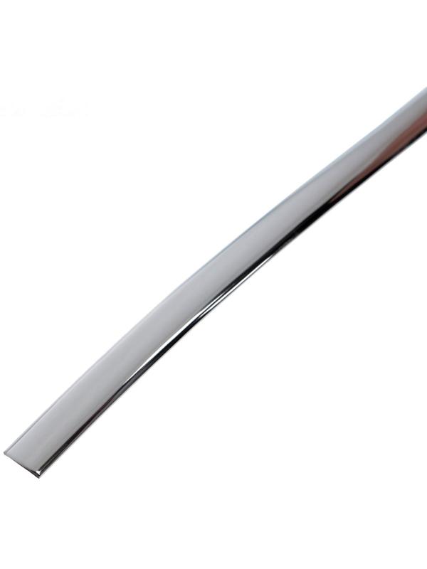 Профиль декоративный TORSO, 8 мм, рулон 15 м, хром