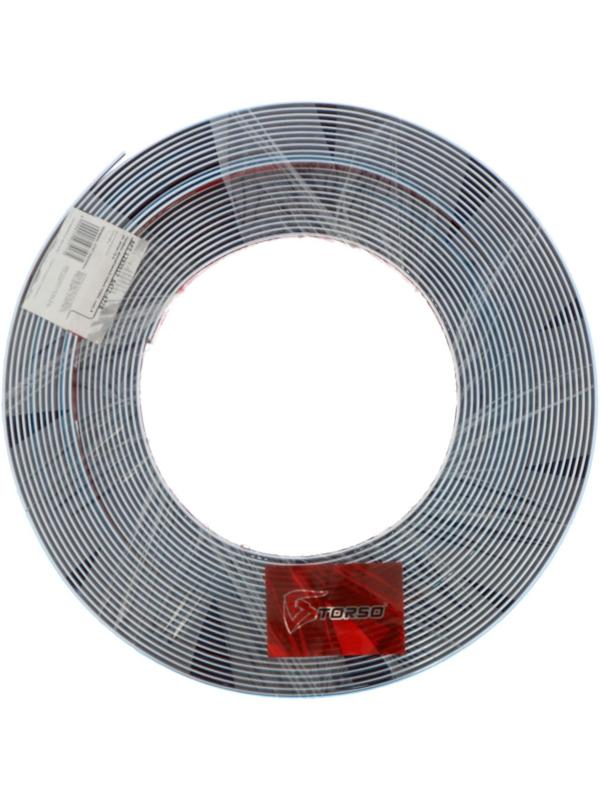 Профиль декоративный TORSO, 8 мм, рулон 15 м, хром