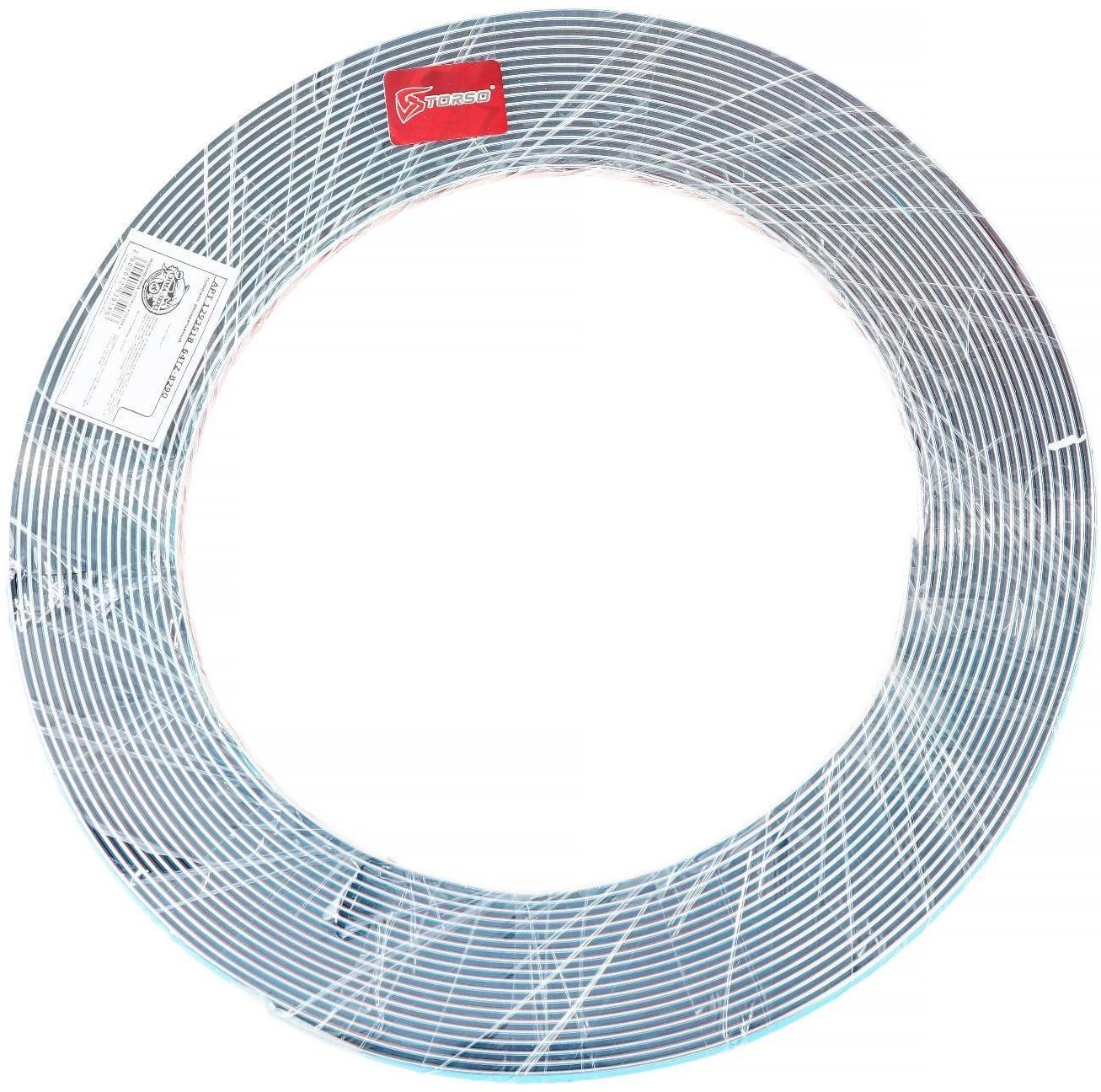 Профиль декоративный гибкий TORSO, хром, 10 мм, рулон 13 м