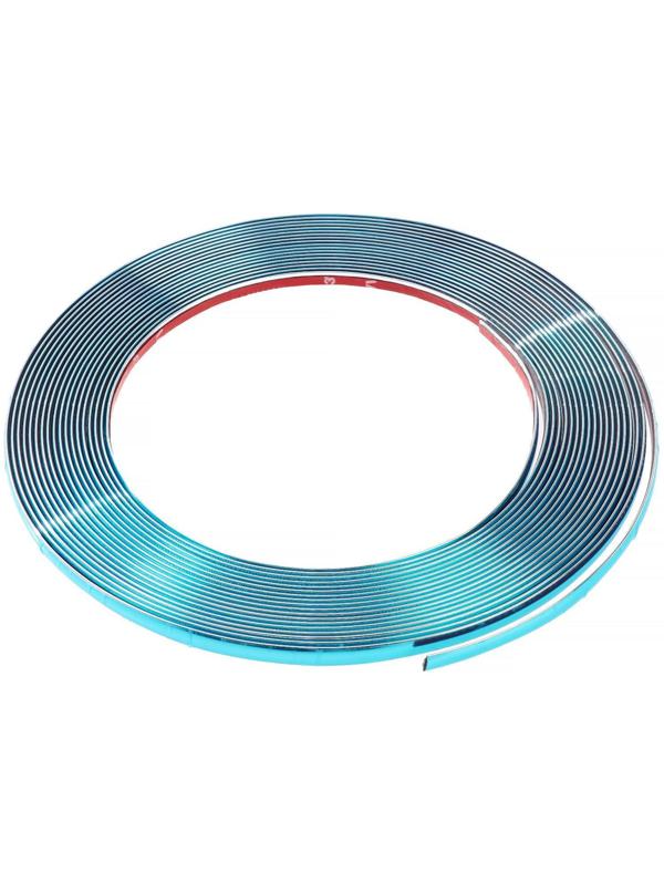 Профиль декоративный гибкий TORSO, хром, 10 мм, рулон 13 м