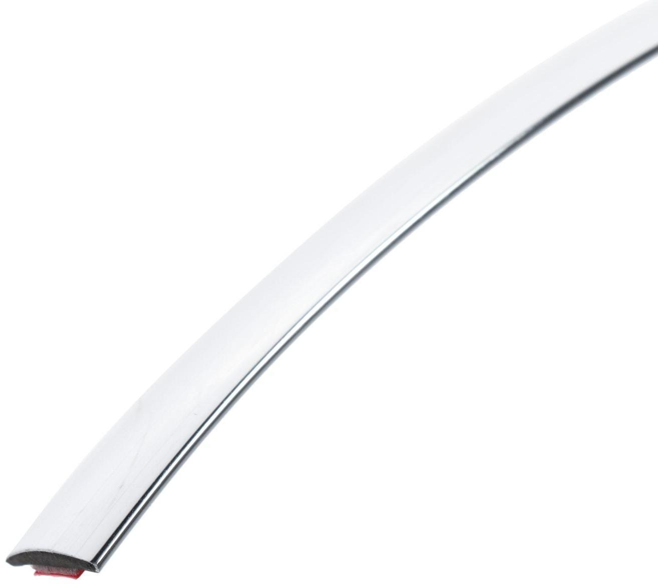 Профиль декоративный гибкий TORSO, хром. 12 мм, рулон 13 м