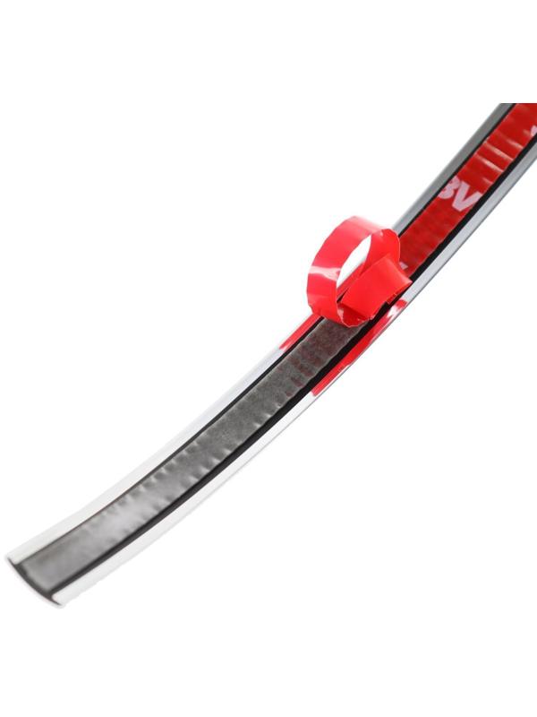 Профиль декоративный гибкий TORSO, хром. 12 мм, рулон 13 м