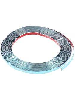 Профиль декоративный TORSO, 15 мм, рулон 13 м, хром