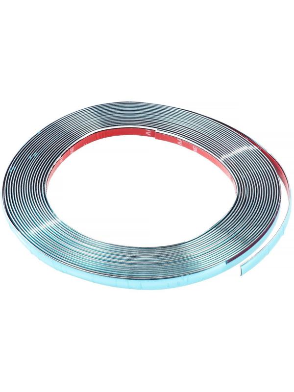 Профиль декоративный TORSO, 15 мм, рулон 13 м, хром