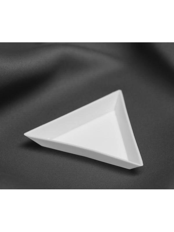 Контейнер для бисера, 7,3 × 6,5 × 1,2 см, цвет белый