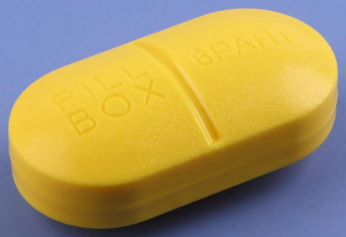 Таблетница «Pill Box», 6 секций, цвет МИКС