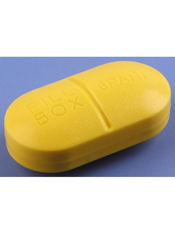 Таблетница «Pill Box», 6 секций, цвет МИКС