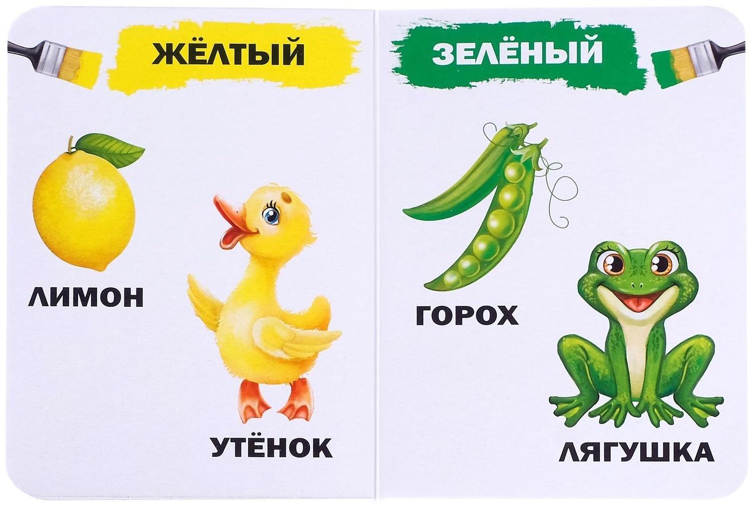 Книга картонная «Цвета», 10 стр.