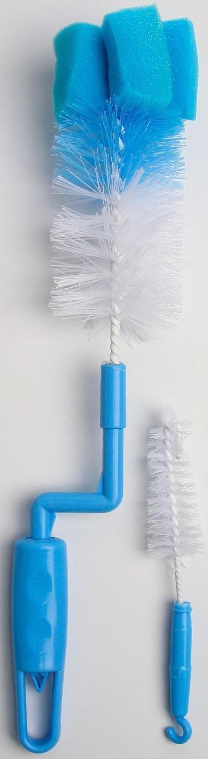 Набор ёршиков для бутылочек и сосок, 2 предмета, цвета МИКС