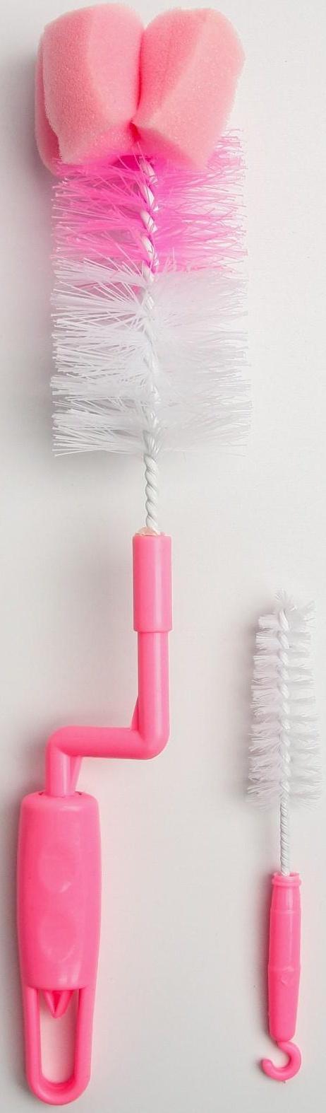 Набор ёршиков для бутылочек и сосок, 2 предмета, цвета МИКС