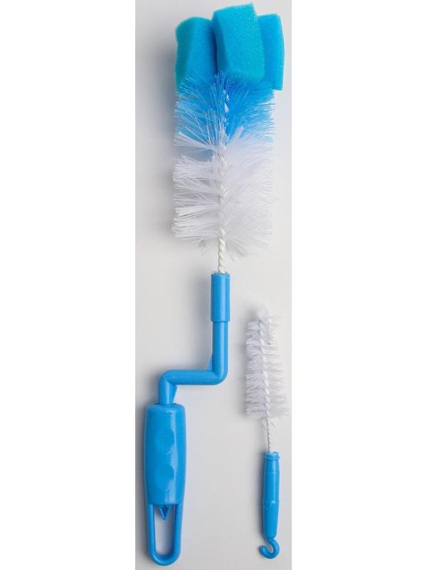 Набор ёршиков для бутылочек и сосок, 2 предмета, цвета МИКС