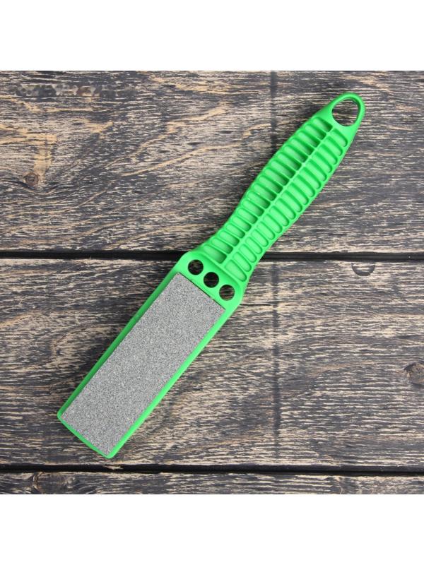 Точилка для металлических ножей с ручкой Доляна, 21,5×4 см, цвет МИКС