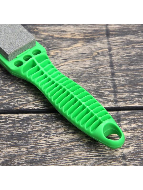 Точилка для металлических ножей с ручкой Доляна, 21,5×4 см, цвет МИКС