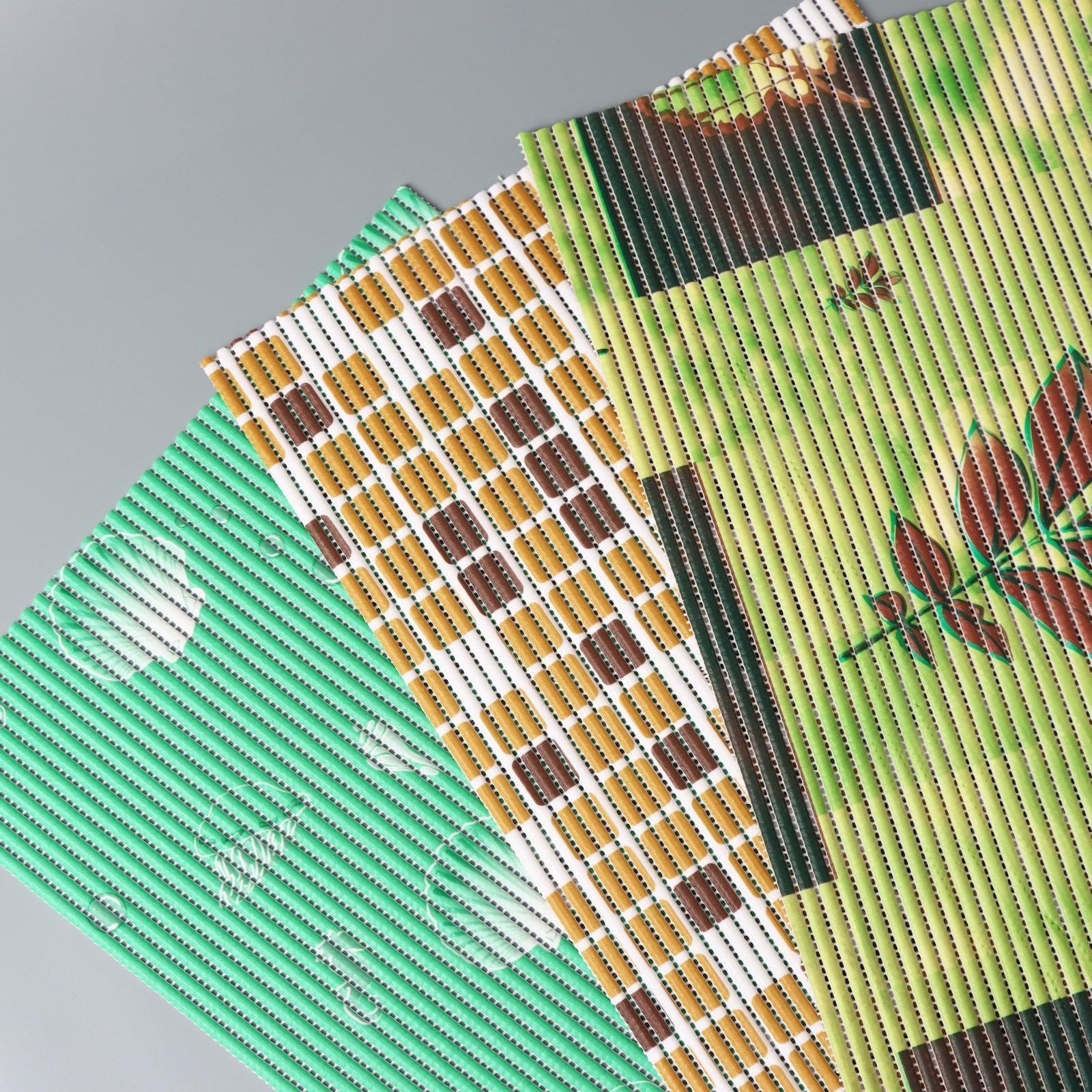 Коврик для ванны Доляна «Ассорти», 40×65 см, МИКС