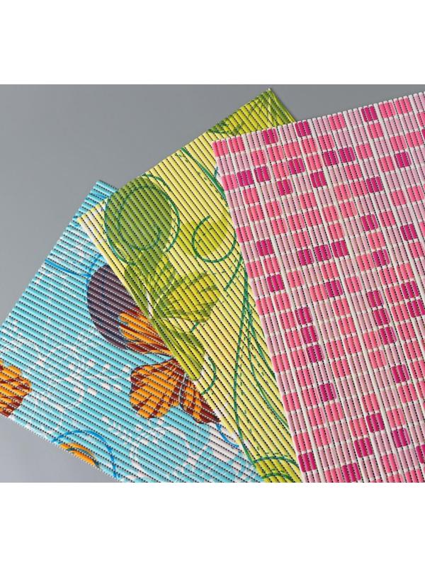 Коврик для ванны Доляна «Ассорти», 40×65 см, МИКС