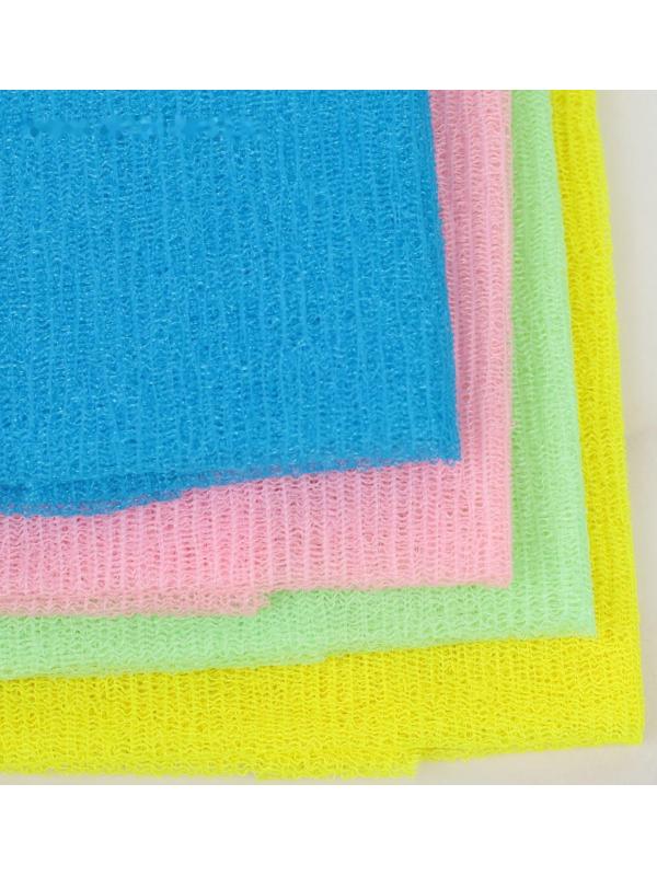 Мочалка для тела Доляна «Японская», 90×30 см, цвет МИКС