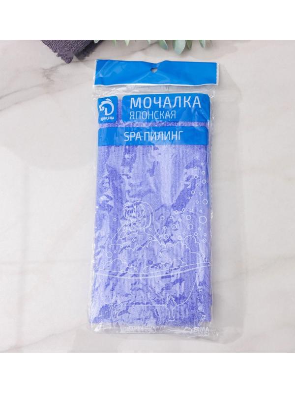 Мочалка для тела Доляна «Японская», 90×30 см, цвет МИКС