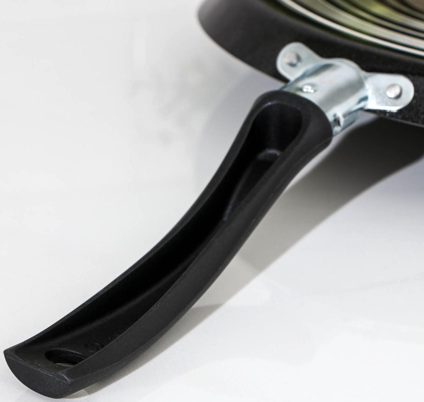 Сковорода блинная Lite, d=22 см, пластиковая ручка, антипригарное покрытие, цвет чёрный