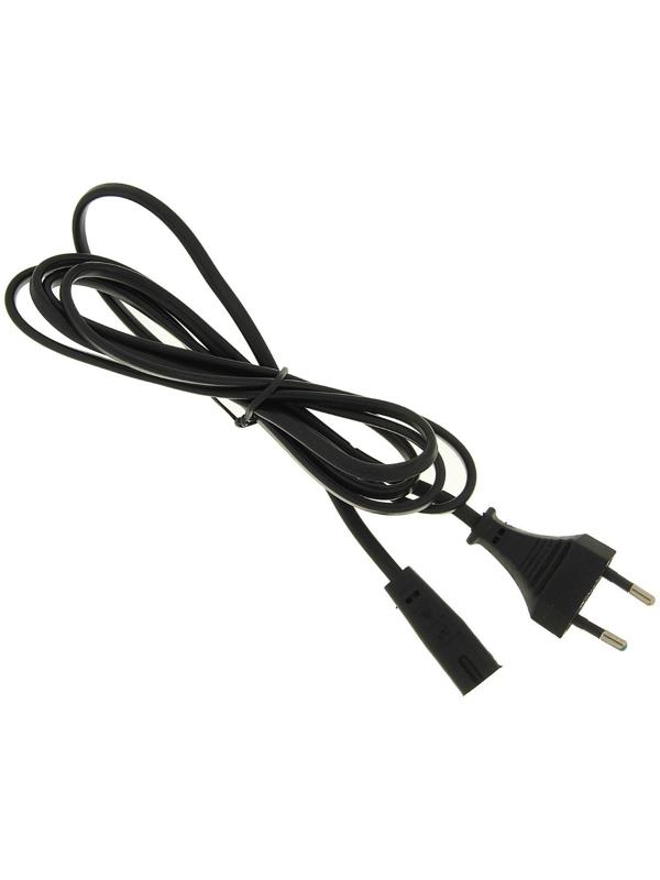 Кабель питания Cablexpert PC-184/2-1.8M, CEE 7/16 - C7, 2-pin, 2.5 А, 1.8 м, черный