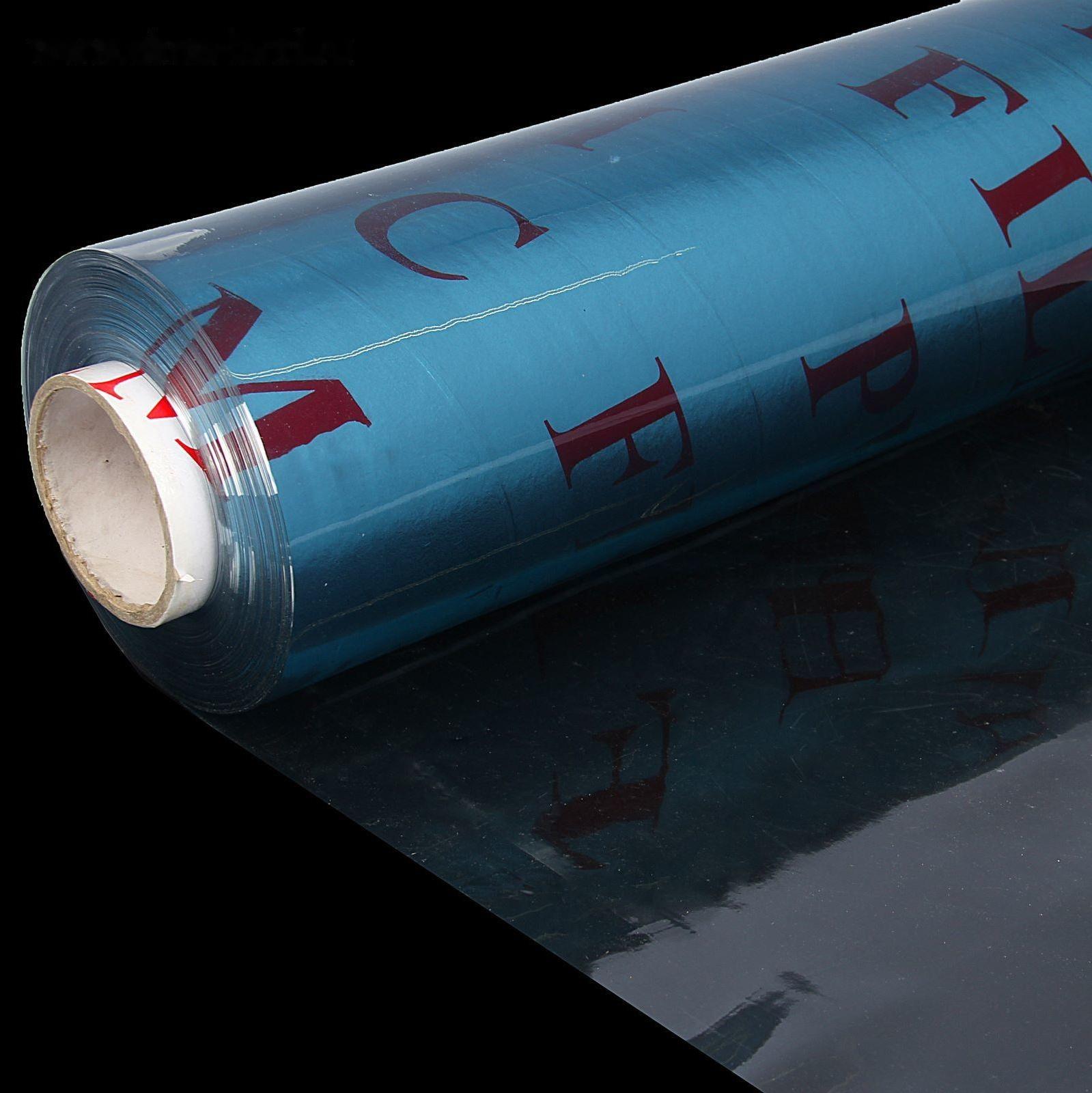 Клеёнка столовая ПВХ «Жидкое стекло», ширина 137 см, толщина 0,25 мм, рулон 50 м, прозрачная