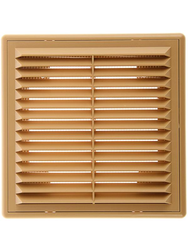 Решетка вентиляционная ERA 1515 Р, 150x150 мм, с сеткой, разъемная, бежевая