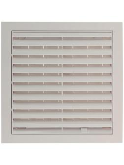 Решетка вентиляционная ERA 2020РРП, 200х200 мм, с регулируемыми жалюзи, неразъемная
