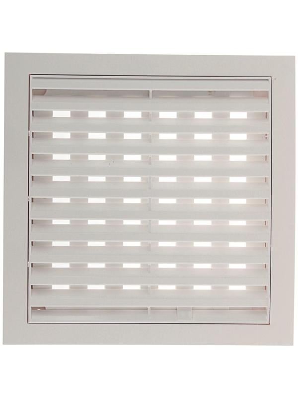 Решетка вентиляционная ERA 2020РРП, 200х200 мм, с регулируемыми жалюзи, неразъемная
