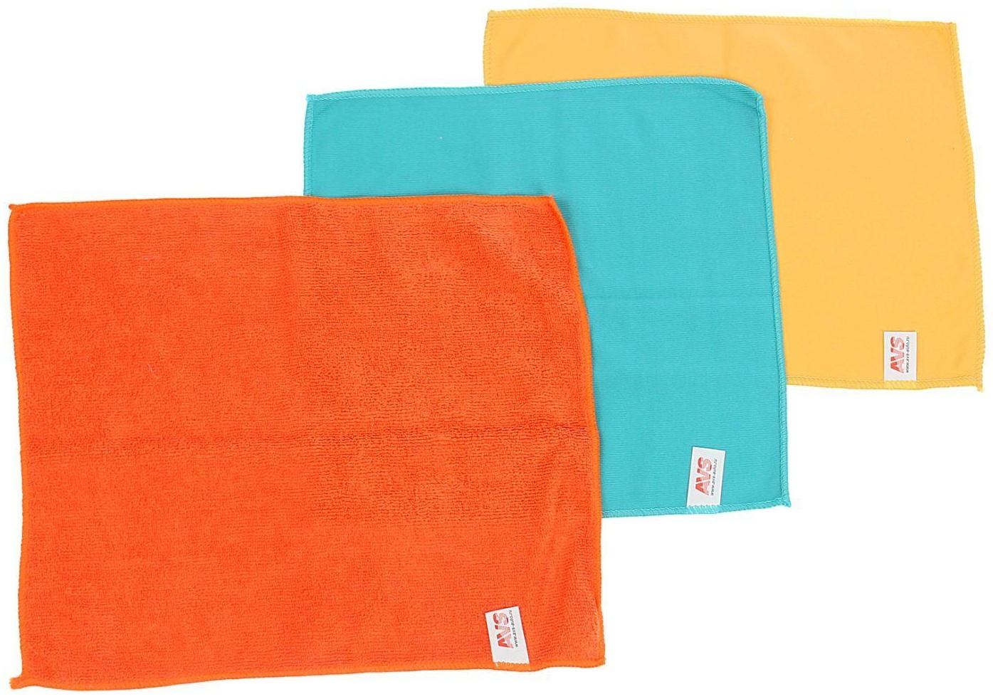 Набор салфеток AVS MF-6118, 30х35, 30х30, 30х25 см