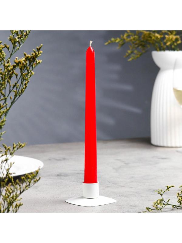 Свеча античная, 2,2х 25 см, красная