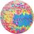 Мяч детский «Фигурки», d=22 см, 60 г, цвета МИКС