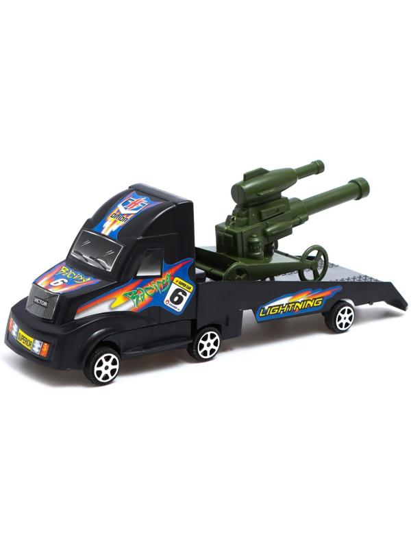 Машина инерционная «Вооружённые силы», с маленькой машинкой, цвета МИКС